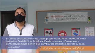 Como muchos padres, Álvaro Díaz cree en el retorno con alternancia.