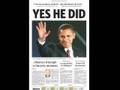 videos de President Obama Election 2008 Newspaper Front Pages