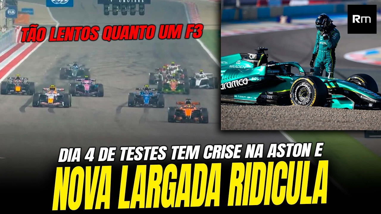 🚨 NOVO TESTE DE LARGADA RIDÍCULO / PROBLEMAS NA ASTON / INOVAÇÃO DA FERRARI / UPGRADE MERCEDES #f1