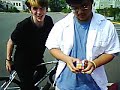 bike riding rubiks cube solving