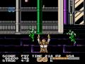 this game plays a lot like ninja gaiden (after the first level, anyway). the plot is pretty confusing. bah. the music is awesome, though. you have a blue light saber thing (called a laser whip, according to the back of the box), a gun, and grenades. you can duck and run at the same time. i didn't realize this the first time i played this game. the items enemies drop aren't random. so if you find an enemy that drops a healing item, you can go back a little bit to make the enemy respawn and it ...