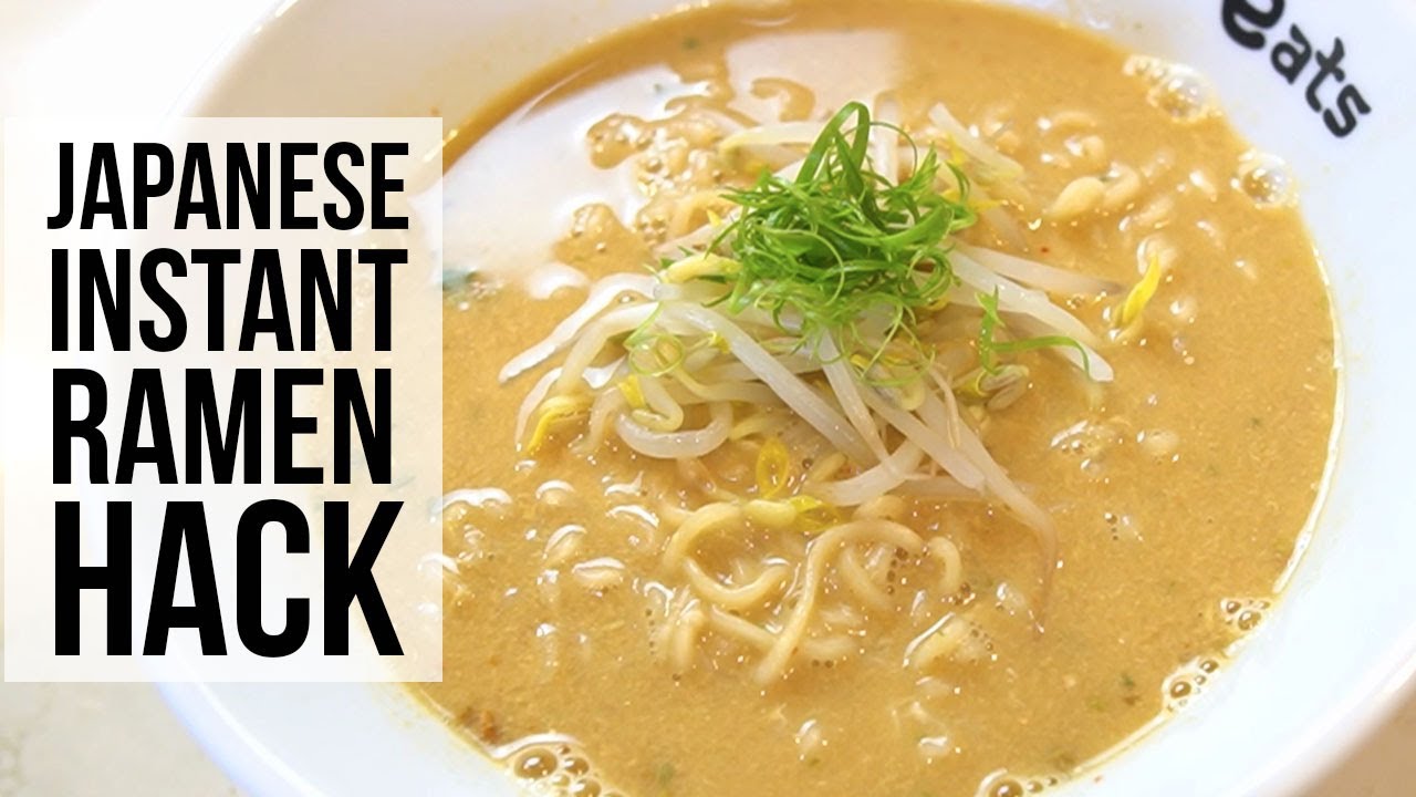 make CHEAP Ramen LUXURIOUS Kewpie Mayo & Garlic Hack Easy Instant