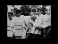 For more original Titanic videos visit the Titanic Centenary Collection in the British Pathe free film archive: www.britishpathe.com Titanic - Genuine 1912 Footage. This newsreel (without the music)would have been shown in the cinemas at the time of the disaster. Footage includes the Titanic leaving Belfast Lough for Southampton on April 2nd, 1912. Captain Smith on the Bridge of the Titanic. The video also shows various ships such the Carparthia returning from rescuing survivors. Journalists interviewing survivors. Guglielmo Marconi, the inventor of long distance radio transmission and who was credited with saving those who were saved because of his marvelous invention. Although it says this was shot on April 2nd, 2012, British Pathe think it was probably earlier. The ship still looks like work is being done to it with lots of workmen still around. The Titanic's name is in black as is other parts of the ship which ultimately ended up as white. There is also a workman's loo which can clearly be seen dangling off the left hand side of the ship - this surely would have been removed before setting sail. Watch the original newsreel here: www.britishpathe.com Subscribe to British Pathe: www.youtube.com Follow us on Twitter: @britishpathe.com Join us on Facebook: www.facebook.com