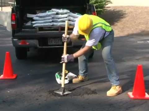 how to repair potholes
