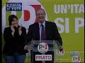Tg1 Veltroni in P.zza del Duomo a Prato