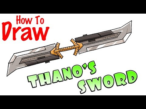video-linktoworks-How to Draw Thano's Double Blade Sword - YouTube