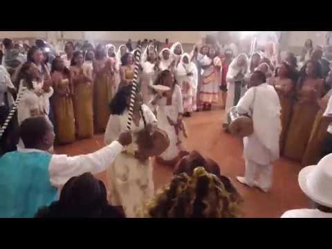 Eritrean Wedding - Woldu and Eritrea's Wedding Bride and Groom hitting koboro!