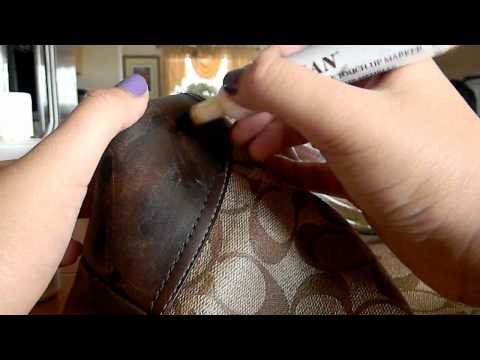 how to repair scuffed leather