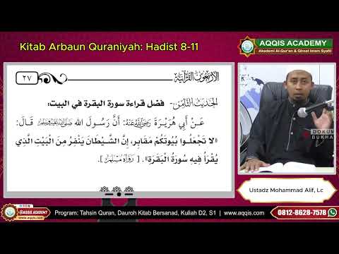 Kitab Arbaun Quraniyah Hadist 8-11