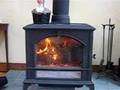 My Woodstock Soapstone Keystone Stove Burning