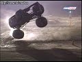 monster truk che si cappotta