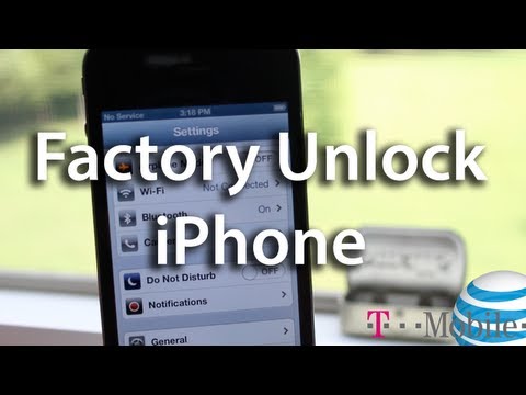 Factory Unlock iPhone 4/4S Free AT&T - T Mobile, GSM Carrier - Off Contract - Save Jailbreak