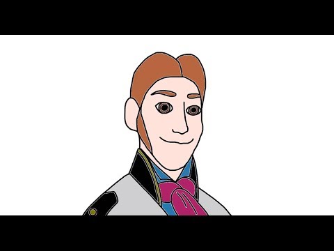 how to draw hans from frozen