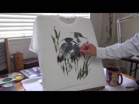 how to paint t shirts with acrylic paint
