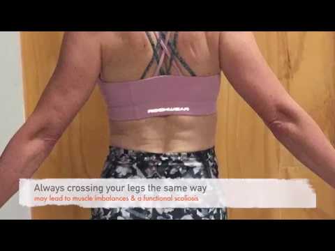 How to… Don’t cross legs when you exercise