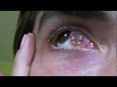 Painful Eyeball Tattoo