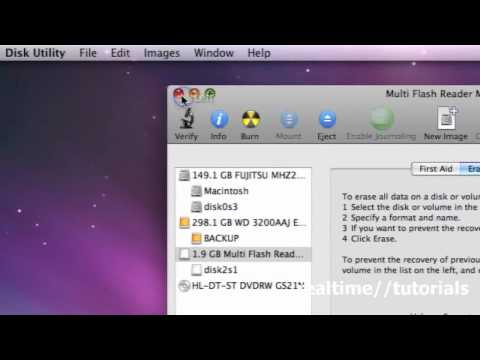 how to format a usb key on mac