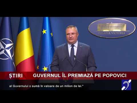 David Popovici, premiat de Guvern