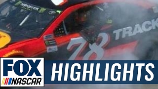 Racing Slobberknocker: Martin Truex, Jr. prevails, fight between Kyle Busch and Joey Logano followed