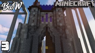 Let's Build a Castle #3 FANTASY GATE HOUSE : MINECRAFT 1.13.2 Survival Let's Play 159