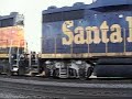 train BNSF GP30u GP38-2 Dash9-44CW ES44DC Rochelle
