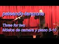 Three for two duo de flautas Yaiza Aznar Angel Martinez Audición de música conservatorio de Tarazona de cámara piano y piano complementario 3 2010