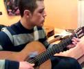 una song cantata e suonata da sir zello in una serata a casa di un amico