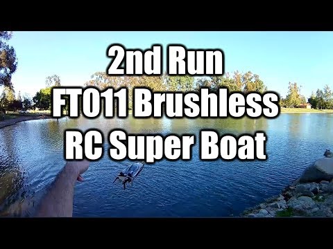 FT011 Brushless RC Boat 2nd Run