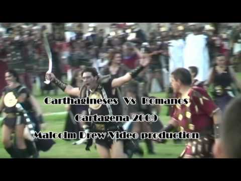 BATALLA(THE - Fiesta at the Port of Cartagena on the 25th September 2009 recreating the capture of the city in 209 BC by the Roman troops of Scipio. Romans v Carthaginians...