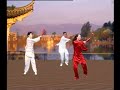Kung fu fan (Beauty of sun setting)