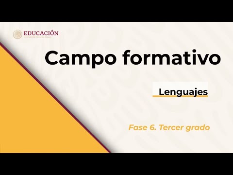 Campo formativo: Lenguajes. Fase 6. Secundaria. Tercer grado