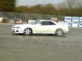 Me drifting my R34 GTT at scanlon's, sligo