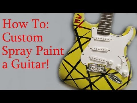 how to repaint a guitar