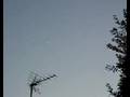 UFO disappears into the distance
