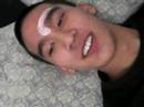 steven getting his eyebrows done