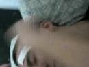 steven getting his eyebrows done