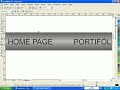 Corel Draw: Efeito Barra de Menu em baixo Relevo