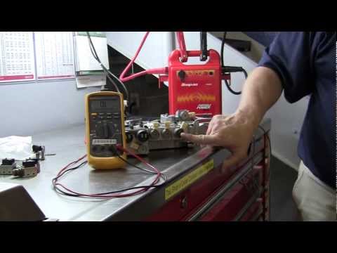 transmission pressure solenoid - Weber State University (WSU) - Automotive Technology Department - Automatic Transmission Lab. A brief technical description of the basic shift solenoid opera...