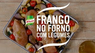 Tempere o frango com o tempero Tempero 100% ingredientes de origem natural de legumes. Reserve.