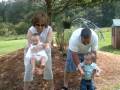 Carter and Lyric play with Nana and Pop