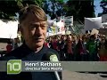 Schoolkinderen demonstreren in Breda Schoolkinderen demonstreren in Breda