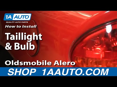 How To Install Replace Taillight and Bulb Oldsmobile Alero 99-04 1AAuto.com
