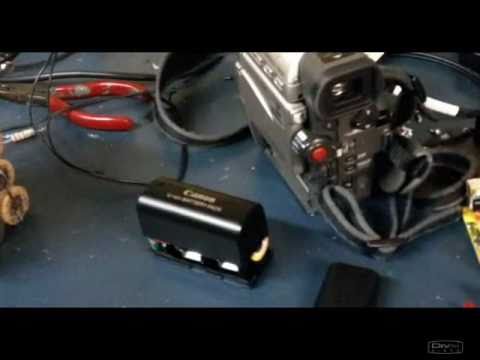 Canon Elura NTSC *long lasting battery pack mod*