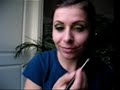 Yellow and green makeup