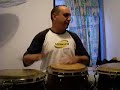Javier en las tumbadoras