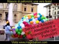 Rilascio palloncini Milano Palloncino Addobbi www.magicbaloon.com