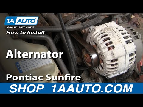 How To Install Replace Alternator Cavalier Sunfire 2.2L 95-05 1AAuto.com