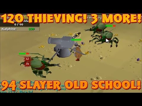 120 Thieving! & 94 Slayer! Old School Gainz