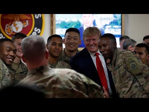 USA: Prsident Trump besucht zu Thanksgiving Soldaten in Afghanistan