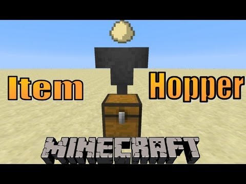 how to make a hopper in minecraft